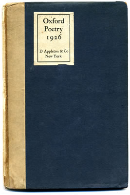 Oxford Poetry 1926 cover