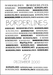 Borderlines 27 - front cover