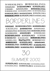 Borderlines 30 - front cover