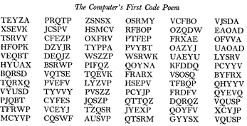 Poetry Nation 2 - The Computer’s First Code Poem