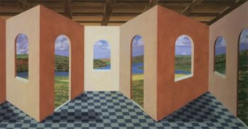 Patrick Hughes - Sea View, 2000 (detail)