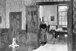 Interior with Mrs Mounter - Harold Gilman