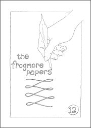 The Frogmore Papers 12 - Cover Page