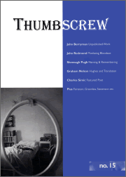 Thumbscrew 15 - Cover Page