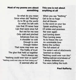 Paul Rafferty poem
