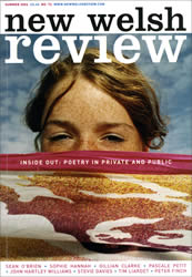 Front Cover - New Welsh Review number 72