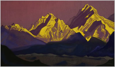 Himalayan View by Nicholas Roerich