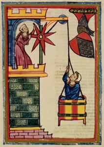 medieval Lovers, pulled in a basket