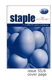 staple cover page, issue 55 -56